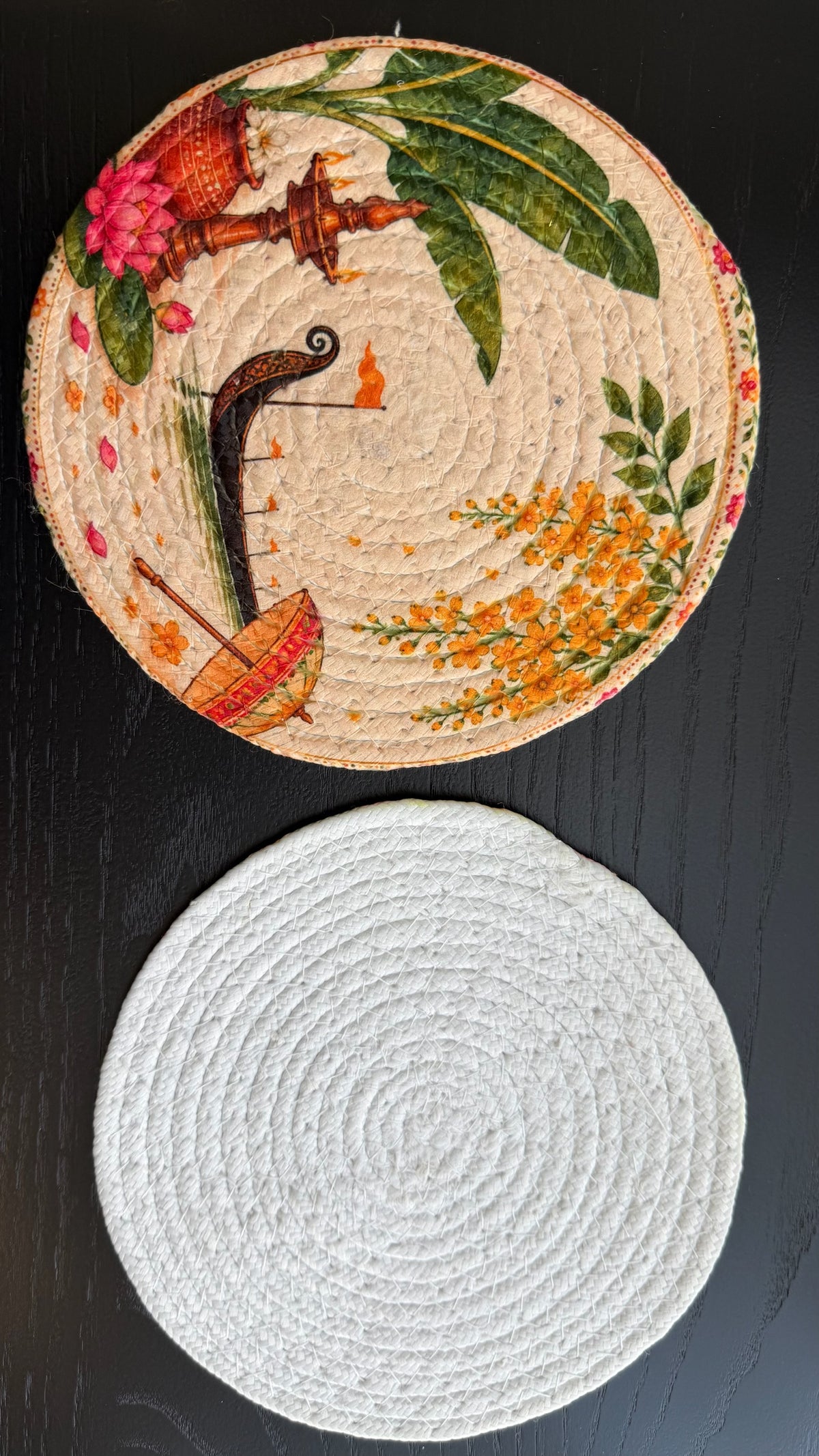 Kerala Courtyard Coaster Collection (Set of 4)