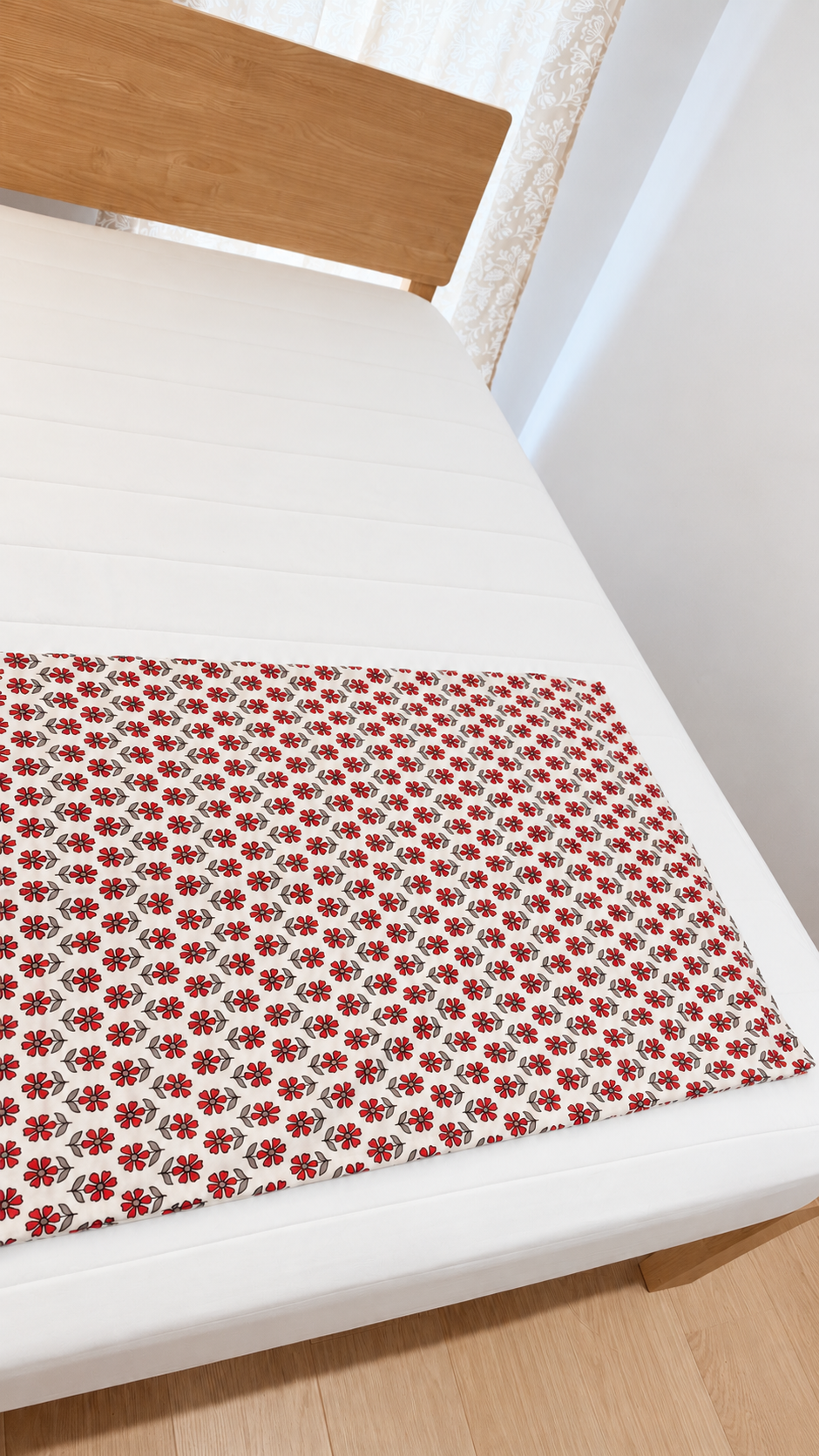 Crimson Garden Coverlet - Double