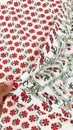 Crimson Garden Coverlet - Double