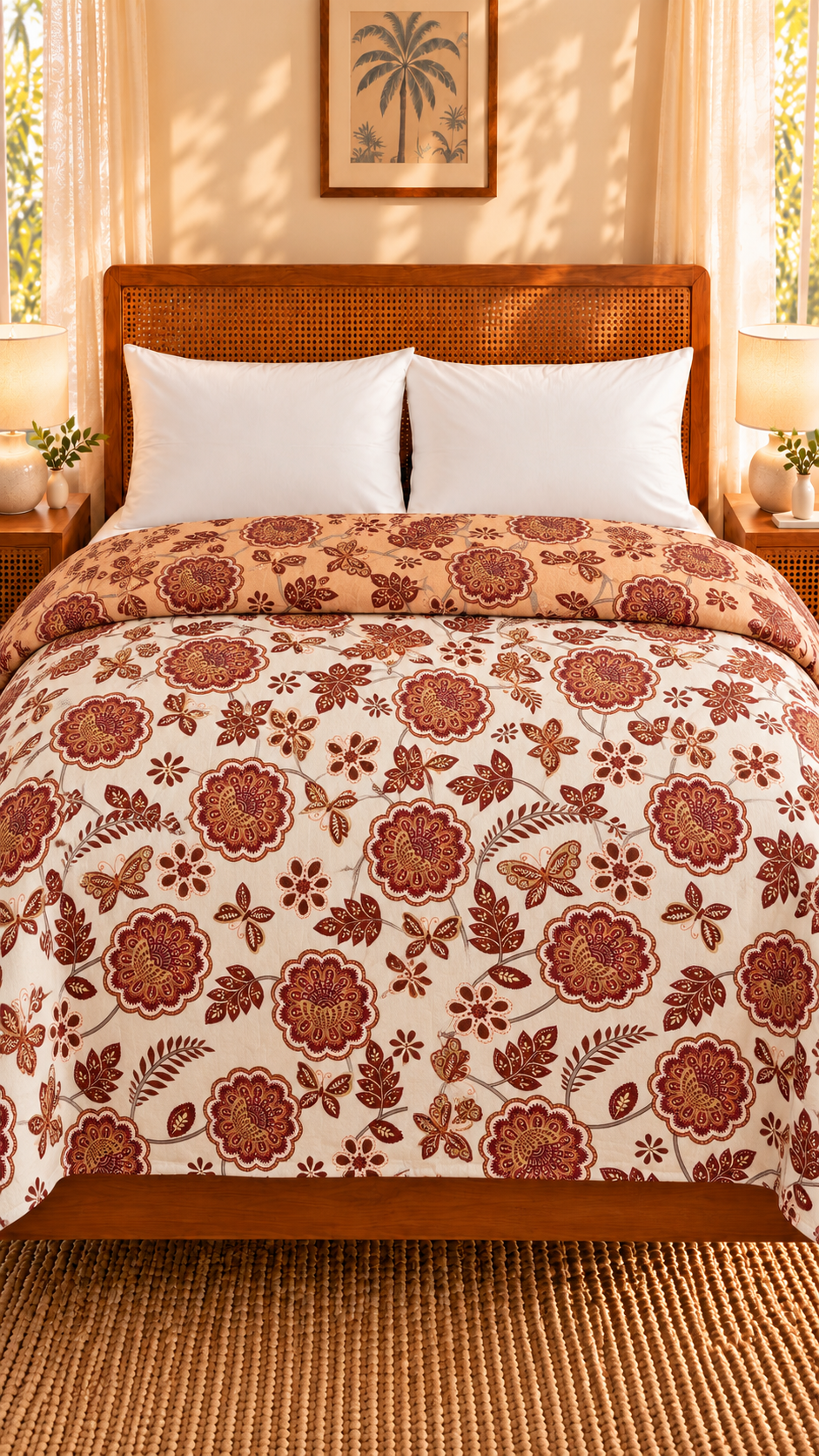 Spiced Garden Coverlet - Double