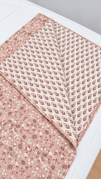 Blush Meadow Coverlet - Double