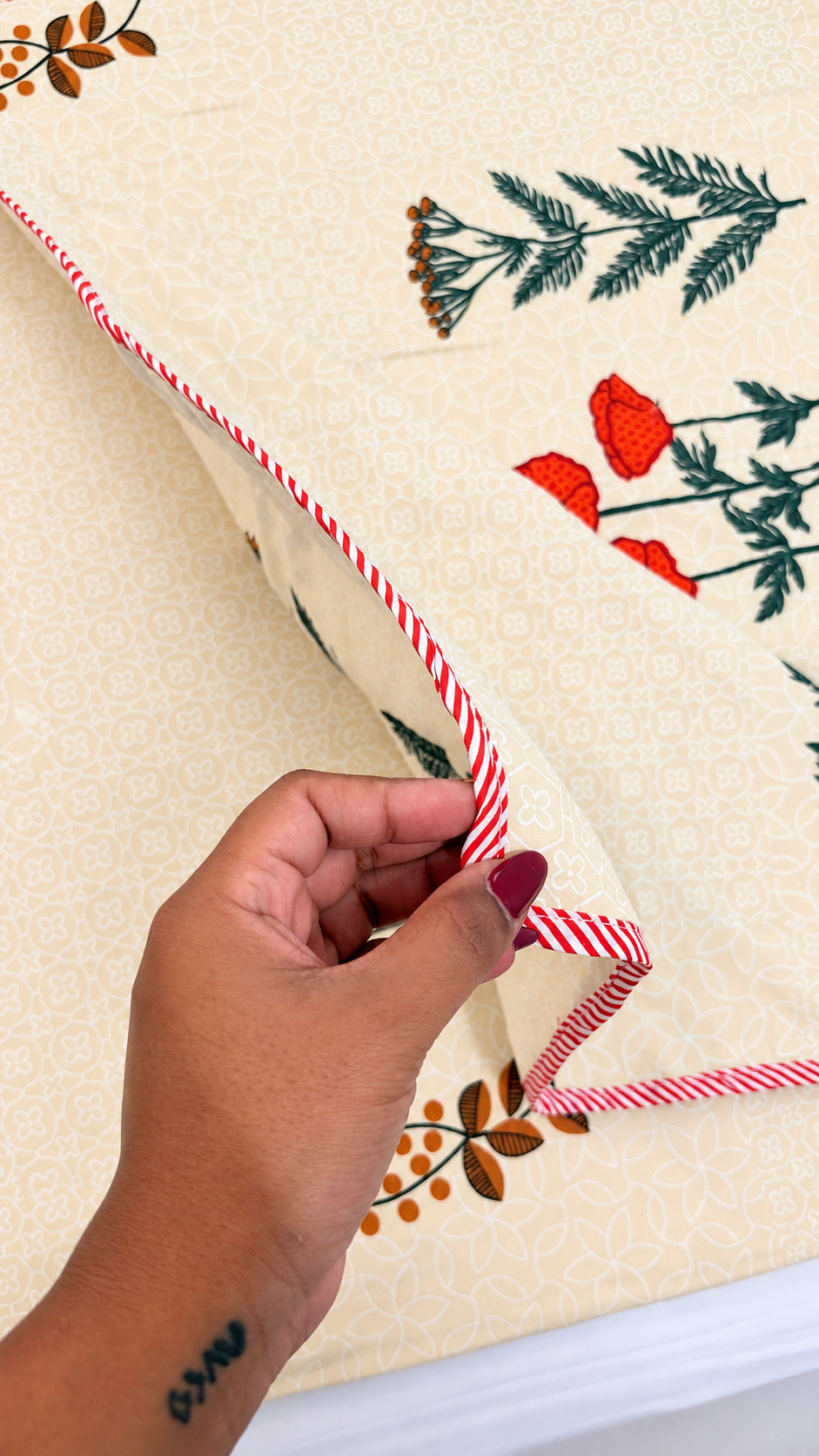 Saffron Wildflower Coverlet - Double