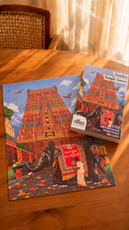 Timeless Temple Towers Jigsaw Puzzle (500 Pieces)