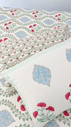 Garden Trellis Fitted Sheet Set (Queen)