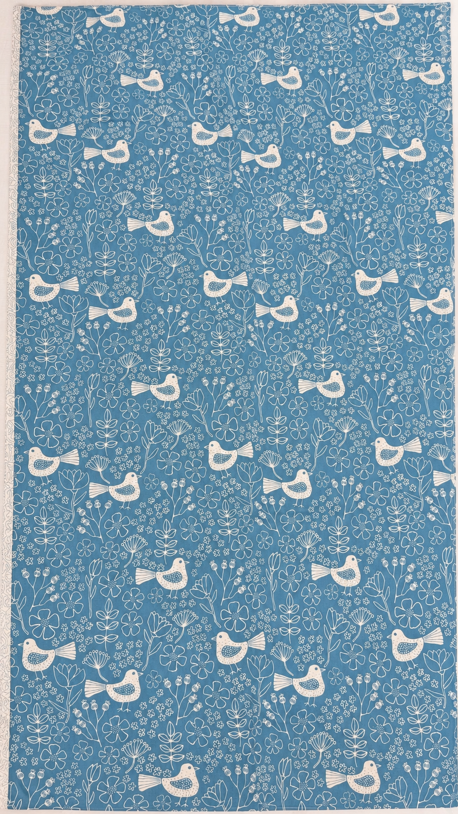 Indigo Songbird Coverlet - Double