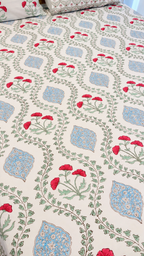 Garden Trellis Fitted Sheet Set (Queen)