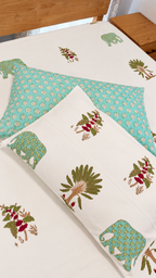Malabar Oasis Fitted Sheet Set (Queen)