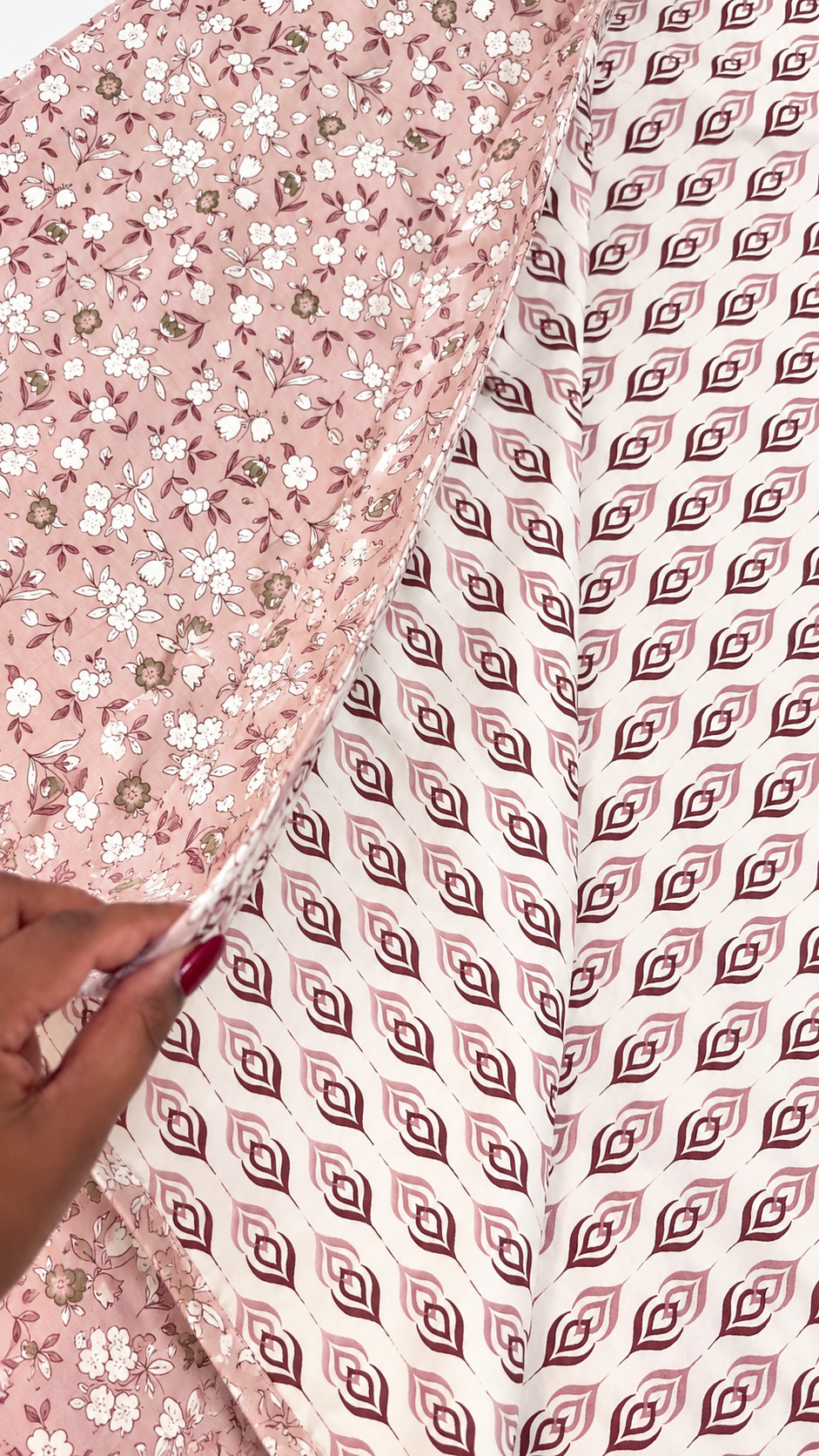 Blush Meadow Coverlet - Double