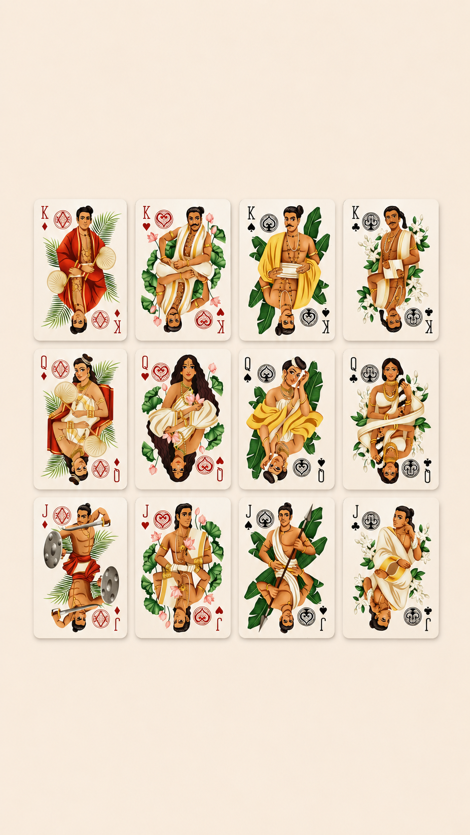 Malabar Shuffle Playing Cards