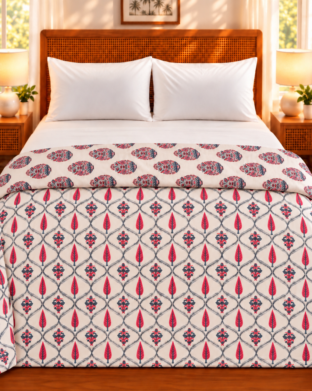 Crimson Heritage Coverlet - Double