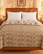 Sandstone Bloom Coverlet - Double