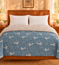Indigo Songbird Coverlet - Double
